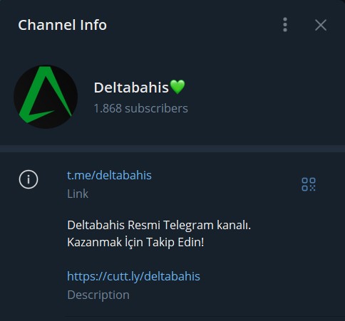 Deltabahis Telegram